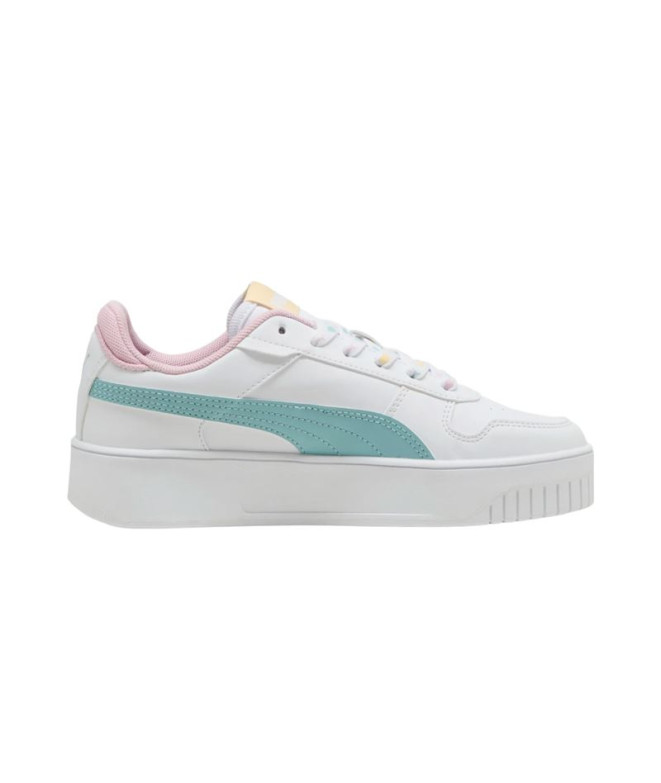 Sapatilhas Puma Carina Street Lacey Branco Moder Menina