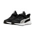 Zapatillas Puma Flyer 3 Ac+ Ps Negro Blanco Niño