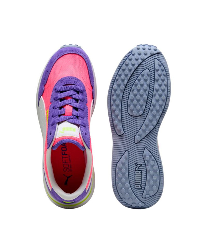 Zapatillas Puma R78 Glance Dark Amethyst Sun...