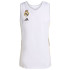Camiseta Alças de Basquetebol adidas Real Madrid Bb H Infantil Branco