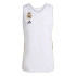 Camiseta Tirantes de Basquetebol adidas Real Madrid Bb Homem Branco