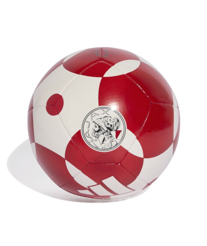 Balón de Fútbol adidas Ajax Clb Home Blanco/Rojo