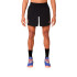 Pantalons de Pádel ASICS Padel Court 7In Short Homme Noir/Bleu Cobalt