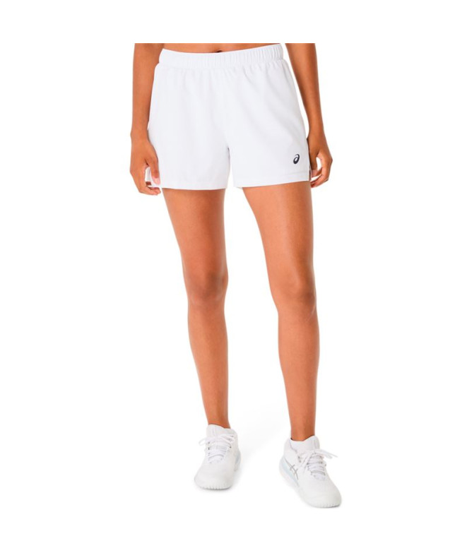 Calça Curto de Tênis ASICS Court 2-N-1 Short Mulher Branco