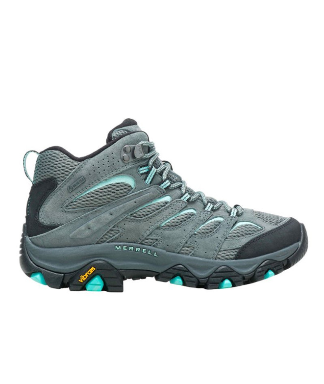 Bottes de montagne Merrell Moab 3 Mid Gore-Tex Femme Bleu