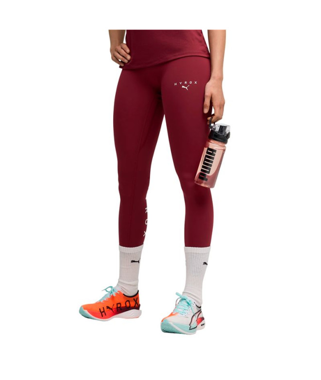 Mallas de Fitness Puma X Hyrox Shape Mujer Granate