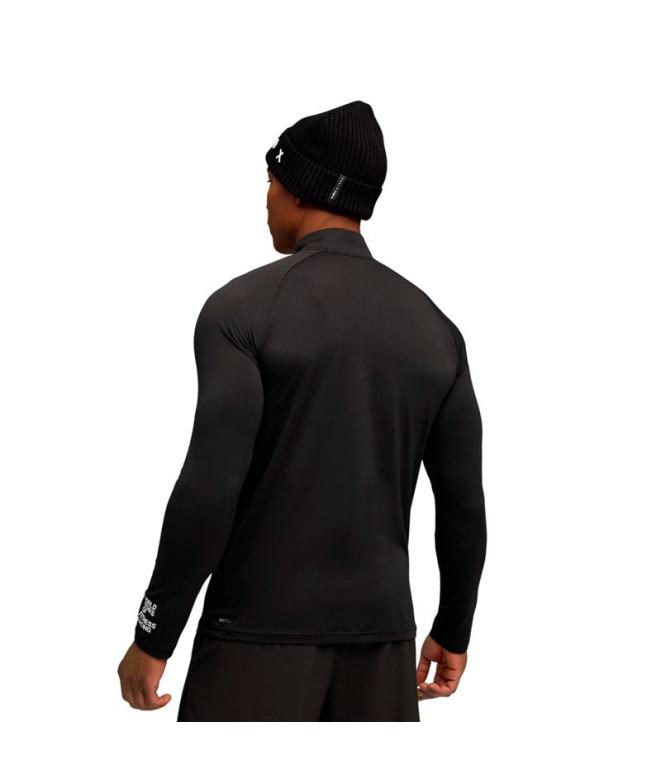 Camiseta de Fitness Puma X Hyrox 1/4 Z Homem Preto