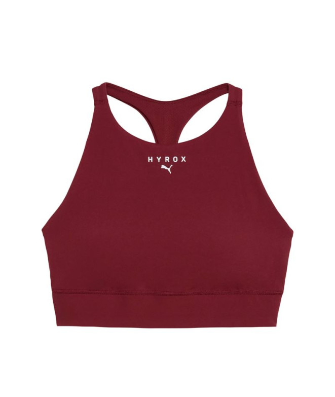 Brassiere de sport de Fitness Puma X Hyrox Shape Femme Bordeaux