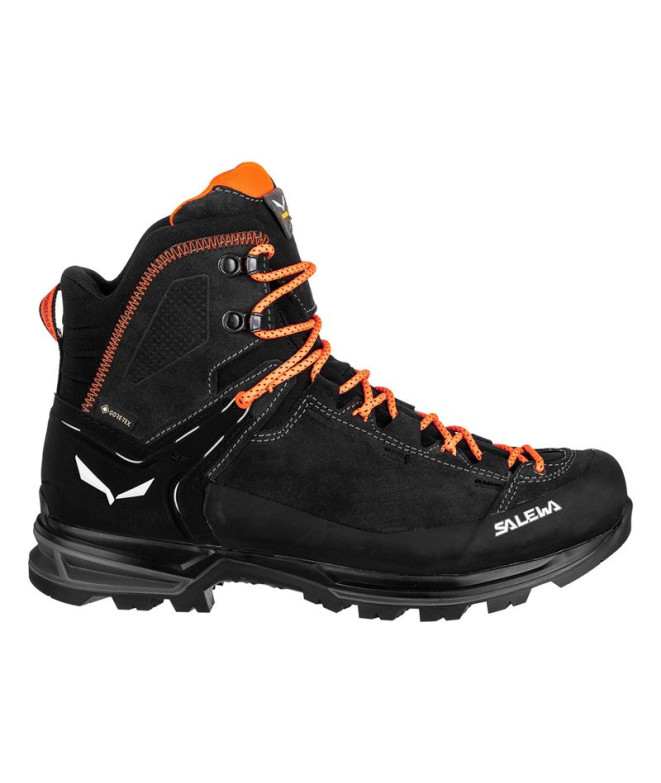 Chaussures de Montagne Salewa Mtn Trainer 2 Mid Gtx Homme Noir/Orange