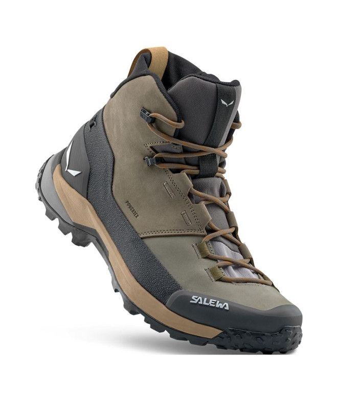 Bottes de montagne Salewa Puez Leather Mid Ptx...
