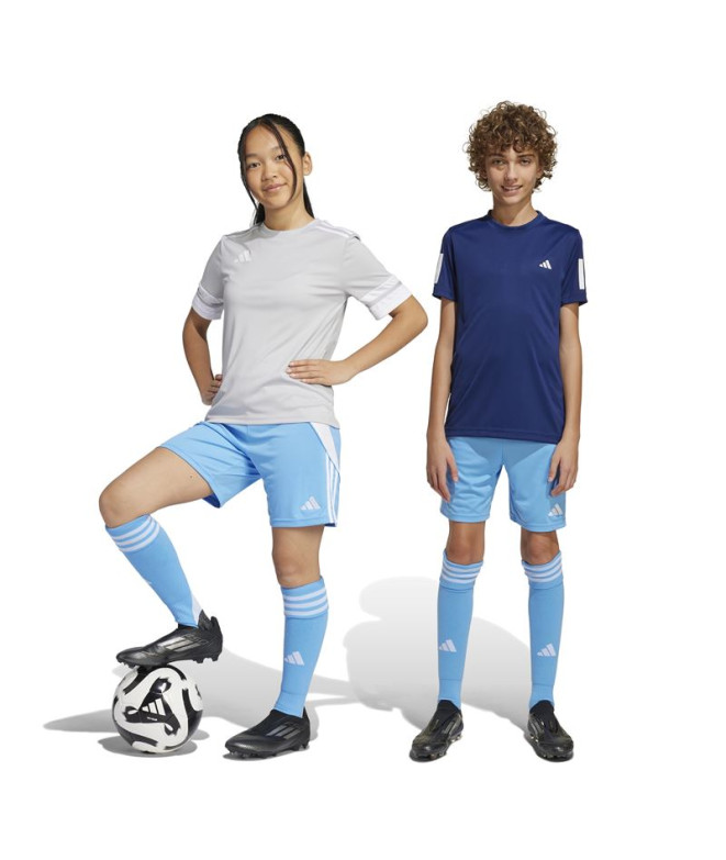 Calça de Futebol adidas Tiro24 Sho Infantil Azul