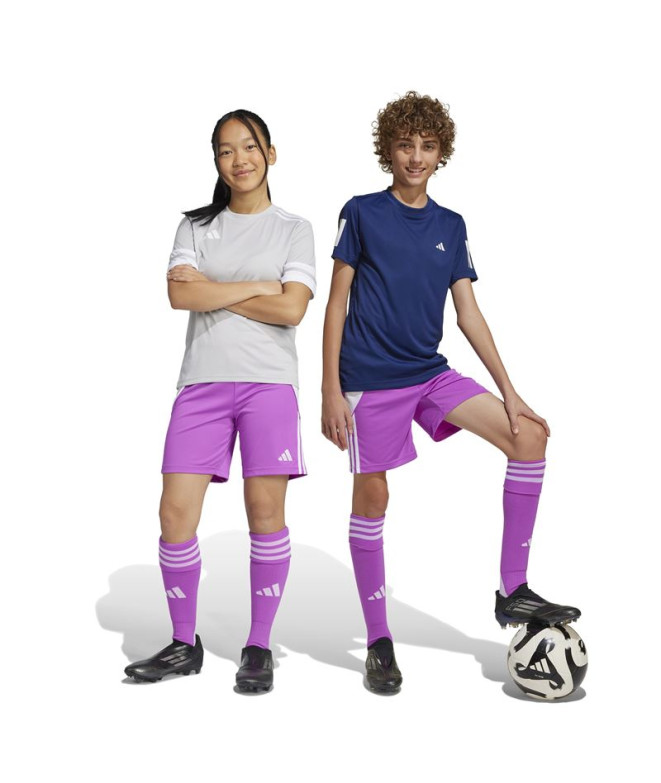 Calça de Futebol adidas Tiro24 Sho Infantil Roxo