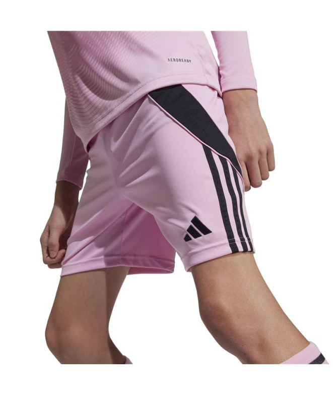 Calça de Futebol adidas Tiro24 Sho Infantil Rosa