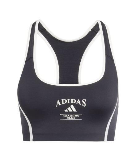 Sutiã esportivo de Fitness adidas Pwim Heritage Mulher Preto