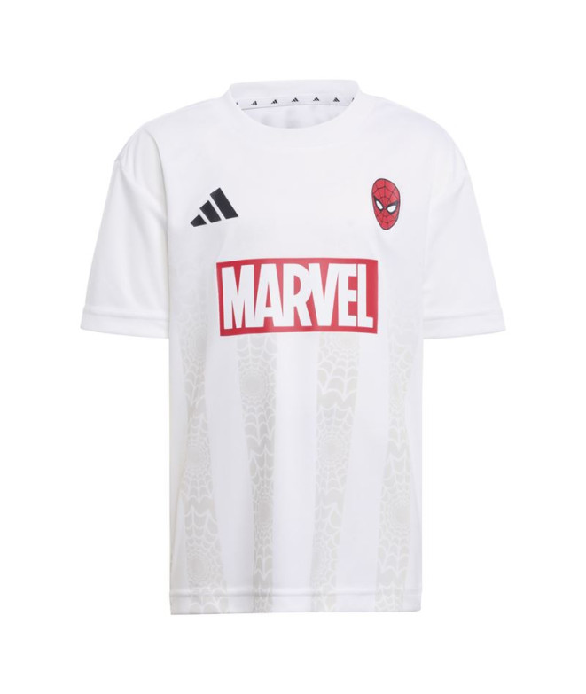 Ensemble adidas Lk Mrvl Sm Tset Enfant Blanc/Noir