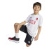 Conjunto adidas Lk Mrvl Sm Tset Infantil Blanco/Negro