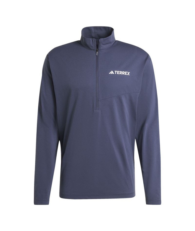 T-shirt de Montagne adidas Mt Halfz Ls Homme Bleu