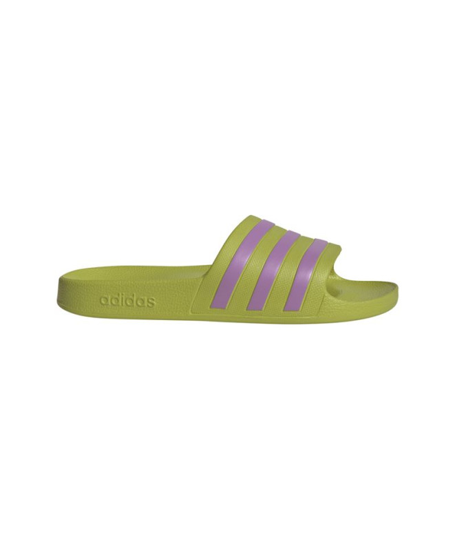 Tongs adidas Adilette Aqua Femme Lime / Purple / Lime