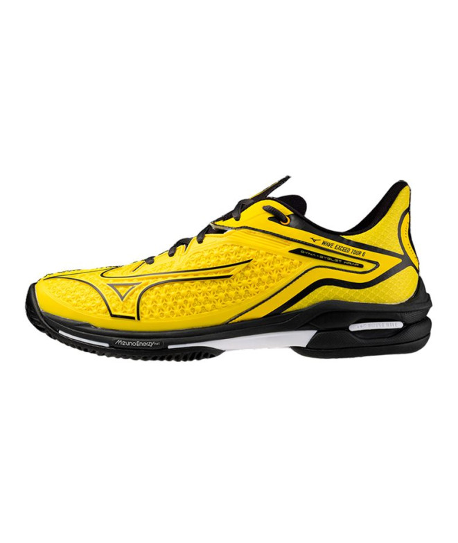 Zapatillas de Pádel Mizuno Wave Exceed Tour 6 Padel Hombre Amarillo/Negro/Negro