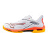 Sapatilhas de Pádel Mizuno Wave Exceed Tour 6 Cc Homem Branco/Coral/Cítrico