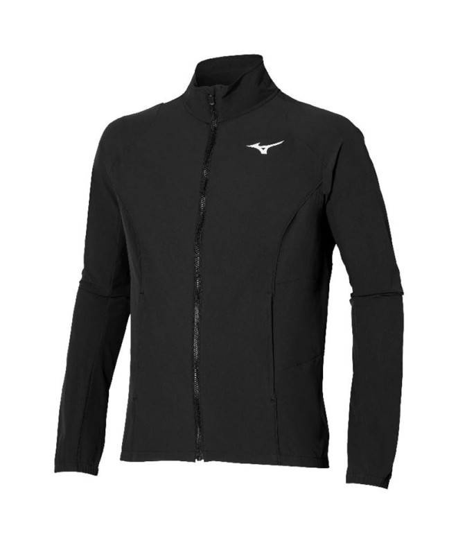 Chaqueta de Tenis Mizuno Frontier Shadow Hombre Negro