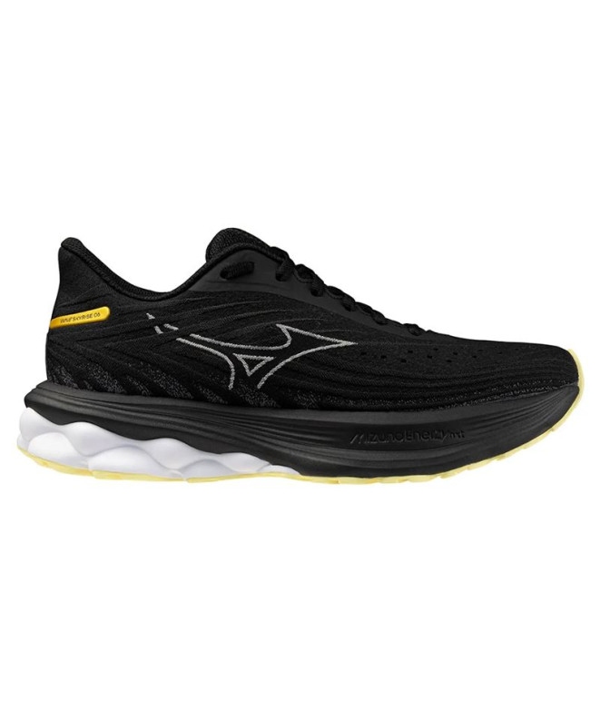 Zapatillas de Running Mizuno Wave Skyrise 6 Mujer Negro/Blanco/Glowing Cream