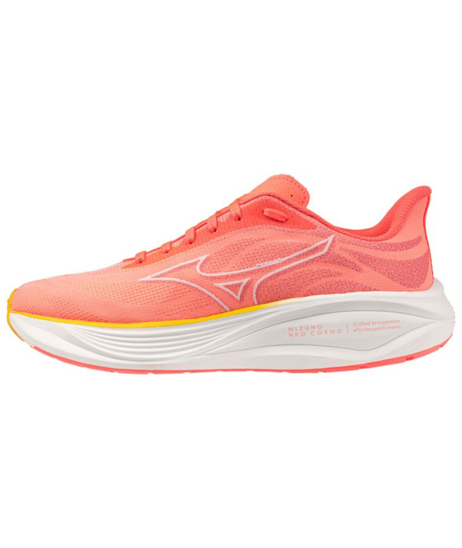 Chaussures de Running Mizuno Mizuno Neo Cosmo Femme Coral/Blanc/Citron