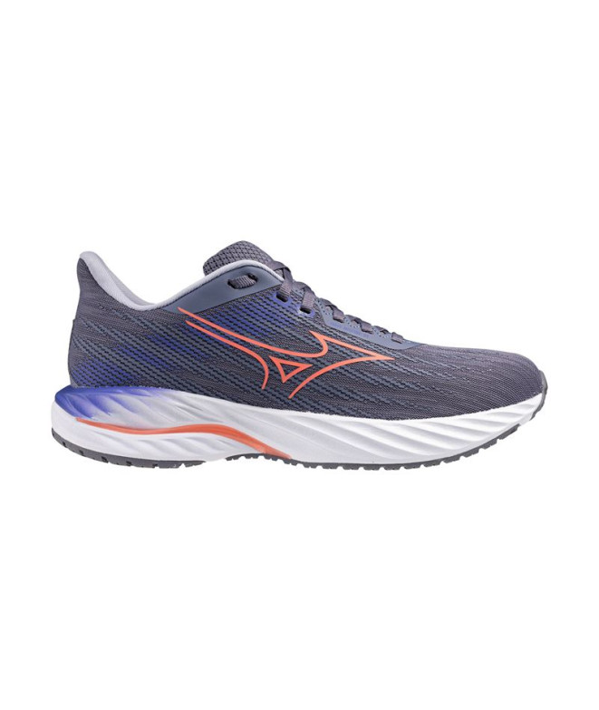 Chaussures de Running Mizuno Wave Inspire 21 Femme Bleu/Corail/Ir