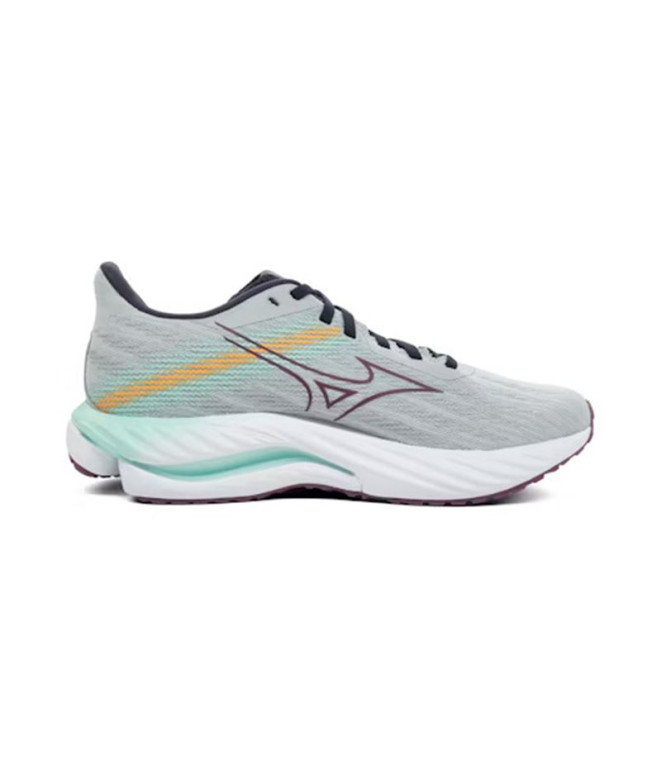 Chaussures de Running Mizuno Wave Inspire 21 Femme Bleu/Mauve/Glace Gre