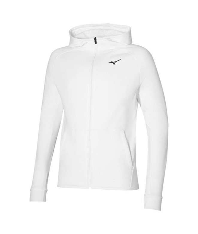 Sweat de Fitness Mizuno Athletics Rb Sweat Homme Blanc