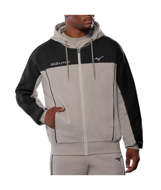 Sweat de Fitness Mizuno Athletics Sweat Homme Gris moyen