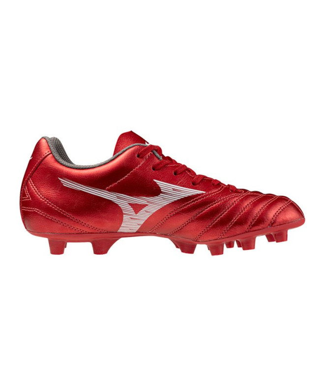 Botas de Fútbol Mizuno Monarcida Neo III Select Jr Infantil Rojo/Blanco