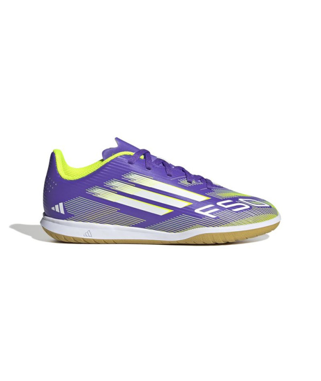 Botas de Futebol adidas F50 Club In Infantil Roxo