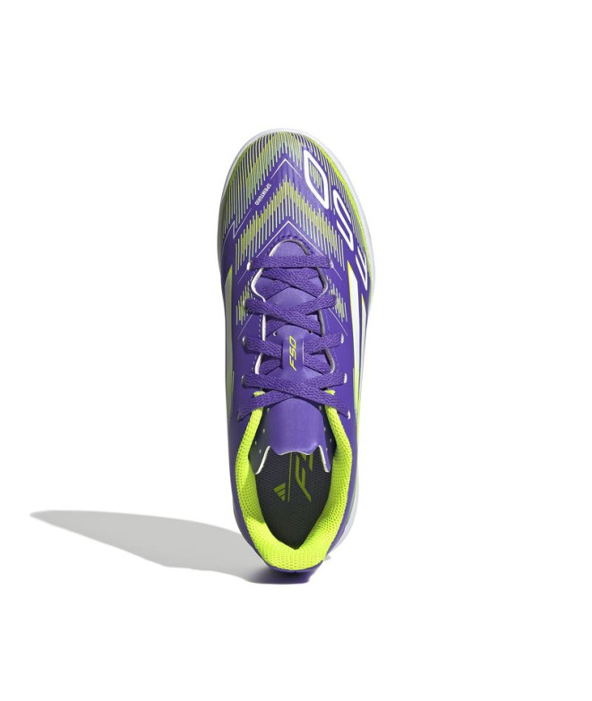 Botas de Fútbol adidas F50 Club In Infantil Morado