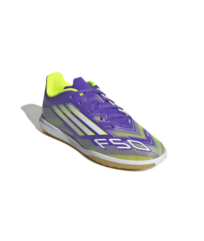 Botas de Fútbol adidas F50 Club In Infantil Morado