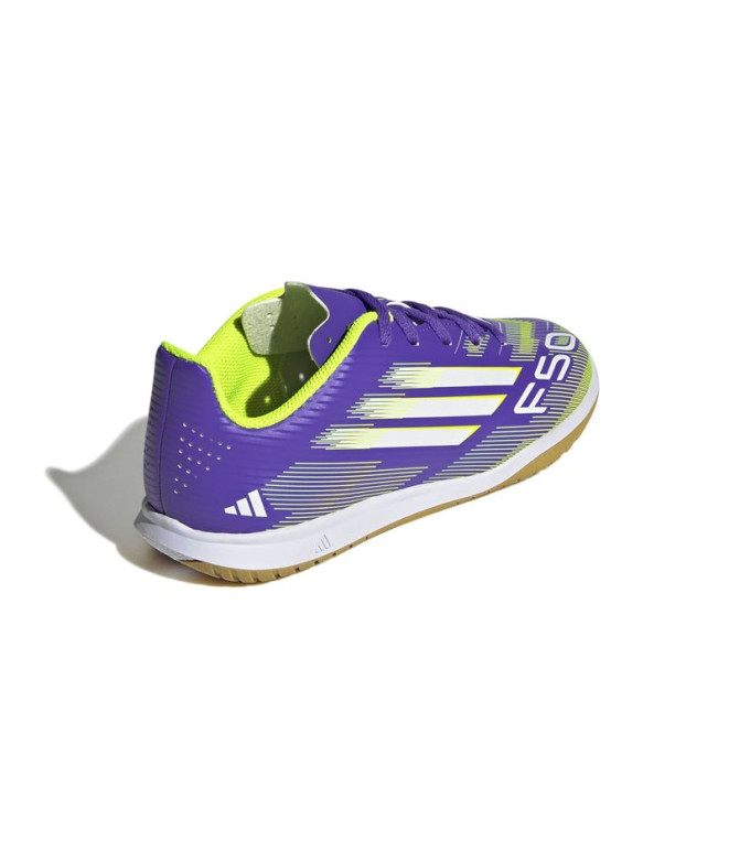 Botas de Futebol adidas F50 Club In Infantil Roxo