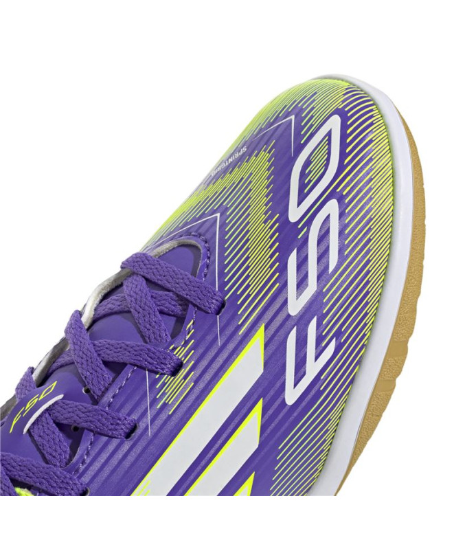 Botas de Futebol adidas F50 Club In Infantil Roxo