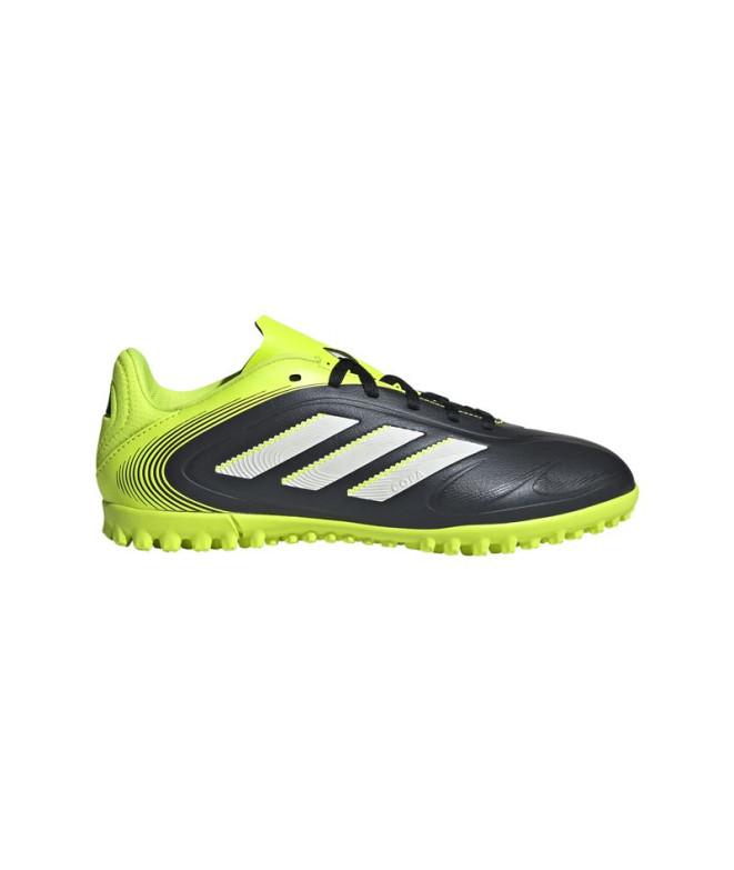 Botas de Futebol adidas Copa Pure III Club Tech Fit Infantil Preto/Lima