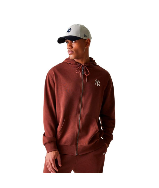 Veste New Era New York Yankees MLB Midi League Essential Marron Homme