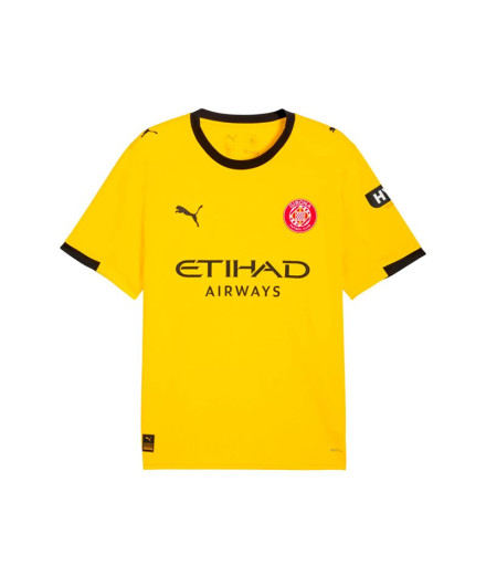 Camiseta de Futebol Puma Girona Away Repl Homem Amarelo