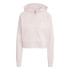 Chaqueta de Fitness adidas Aeroready Game & Go Full Zip ed Fleece Mujer Rosa