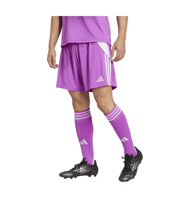 Calça de Futebol adidas Tiro24 Homem Roxo