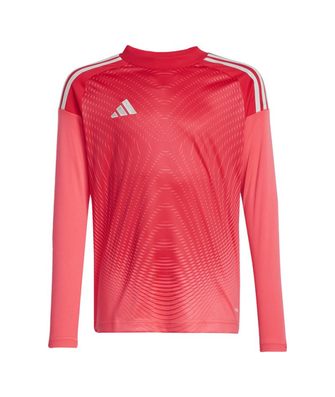 Camiseta de Futebol adidas T25 Gk Ly Infantil Vermelho