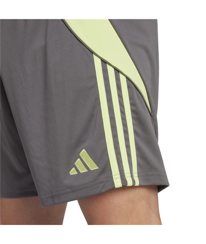 Calça de Futebol adidas Tiro24 Homem Cinza