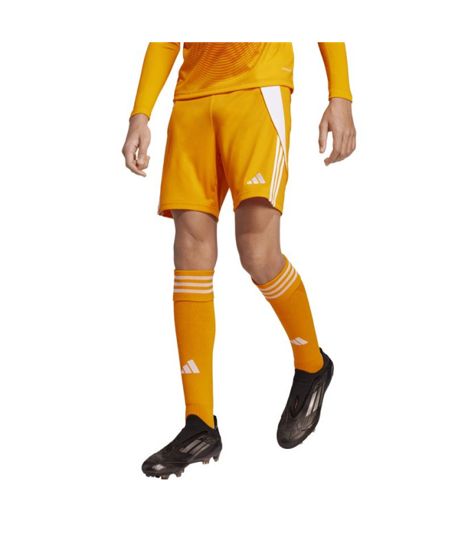 Calça de Futebol adidas Tiro24 Infantil Laranja