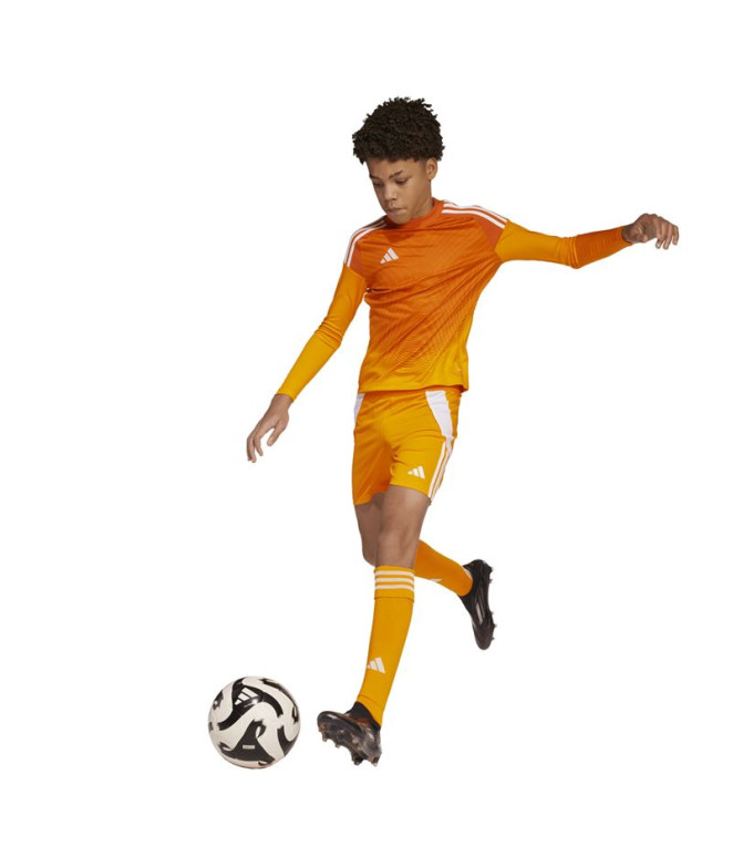 Calça de Futebol adidas Tiro24 Infantil Laranja