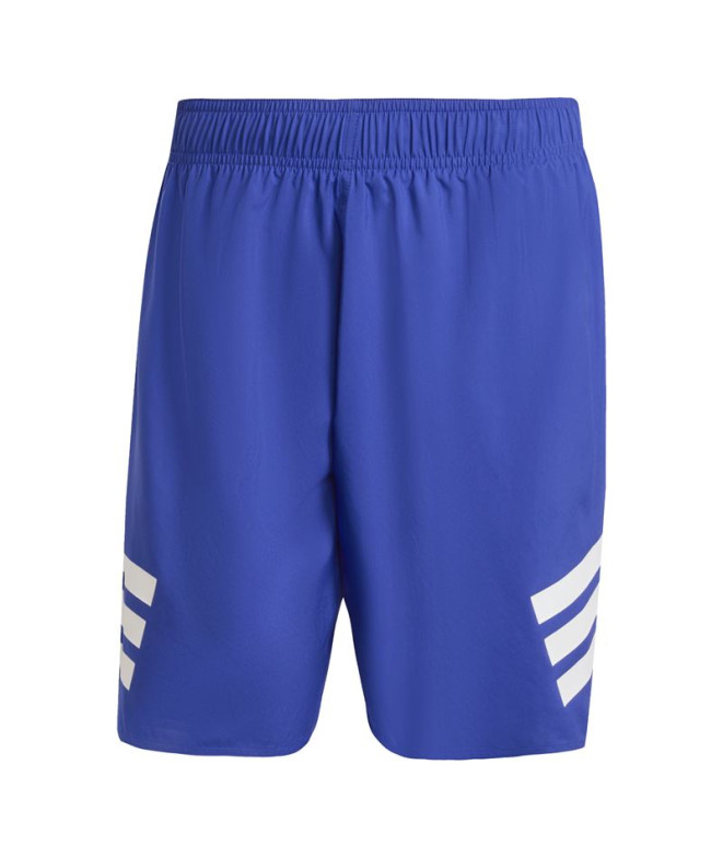 Maillot de bain de Natation adidas Icon 3S Sh 8In Homme Bleu