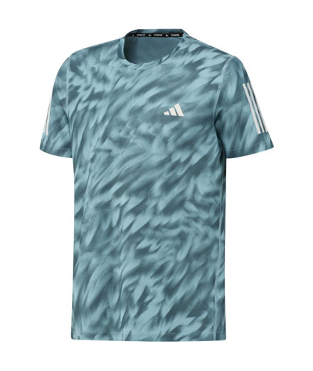 Camisa de Running adidas Otr Aop Tee Homem Verde