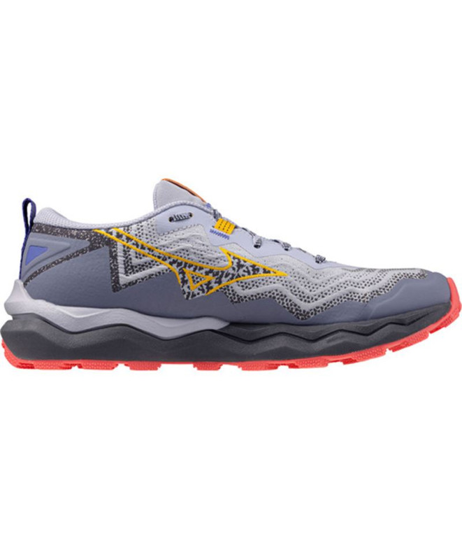 Zapatillas de Trail Mizuno Wave Daichi 9 Mujer Azul/Citrus/Calypsoc