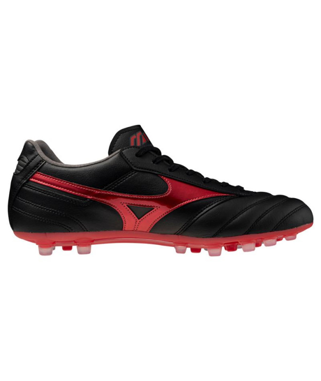 Botas de Futebol Mizuno Morelia II Pro Ag Preto/Vermelho/Preto S